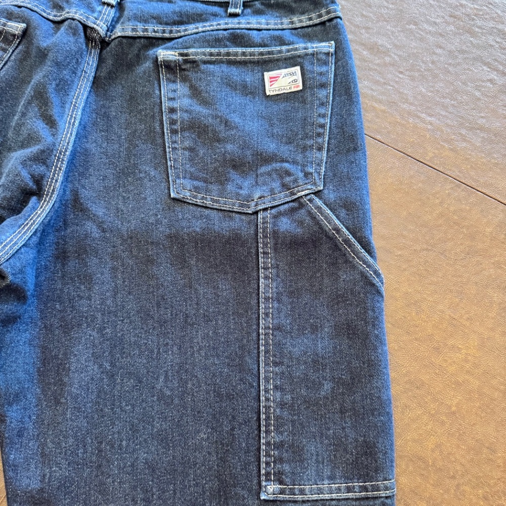 Tyndale ARC Rated/Flame Resistant - MADE IN USA - mens blue jeans - 36 x 34 - Picture 6 of 8
